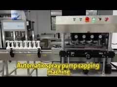Máquina automática de cubrir botellas con bombas de pulverización